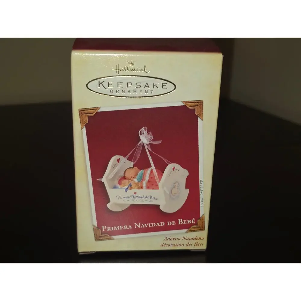 HALLMARK 2005 PRIMERA NAVIDAD DE BEBE CHRISTMAS (BABY'S 1ST CHRISTMAS) ORNAMENT